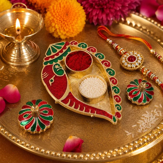 Kankavati Kumkum Holder – Elegant Traditional Puja Accessory
