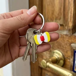 Keychain Accessories – Stylish Bow Design for Bags & Keys