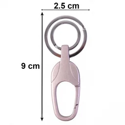 Keychain – Durable Metal with Secure Carabiner Clip for Keys & EDC