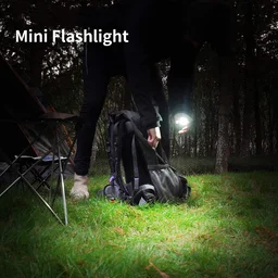 Keychain Flashlight – LED, Folding Bracket & Bottle Opener |