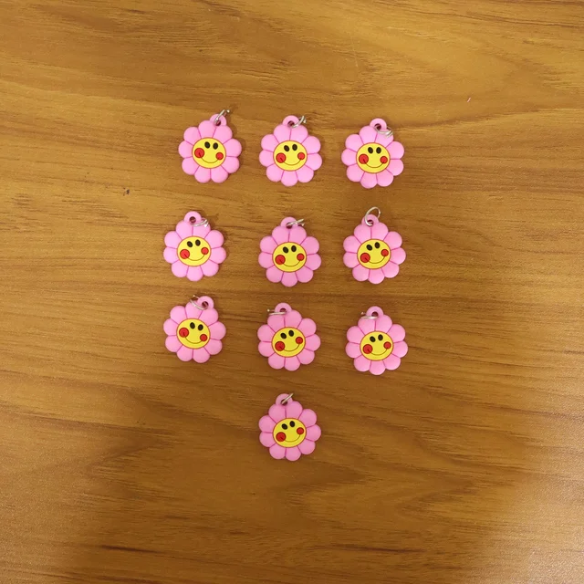 Keychain for Kids | Cute Floral Smileys & Long-lasting Durability