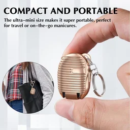 Keychain Nail Clipper – Portable with Built-in File | AuriGlam