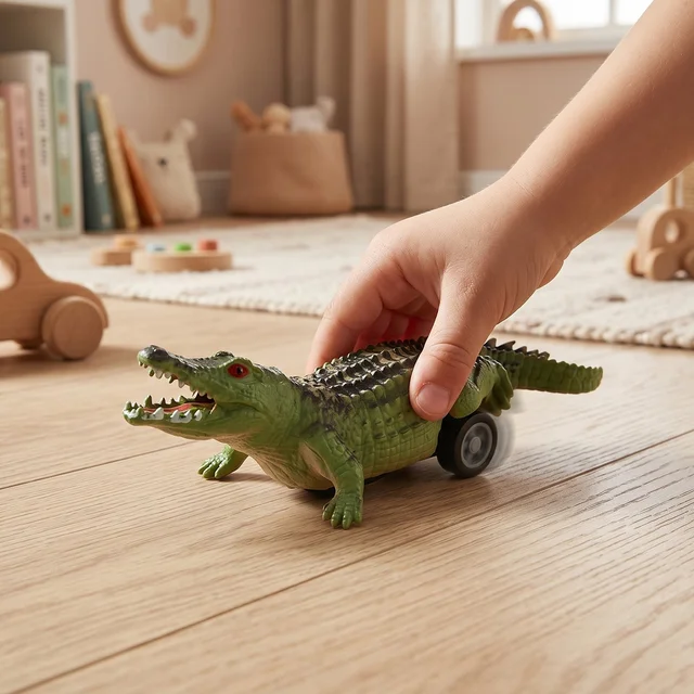 Kids Animal Pull Back Toy – Fun Rolling Motion & Imaginative Play