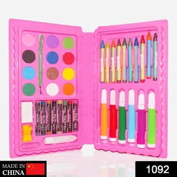 Kids Art Kit – 42 Pcs Drawing & Coloring Set | Colorful Creations