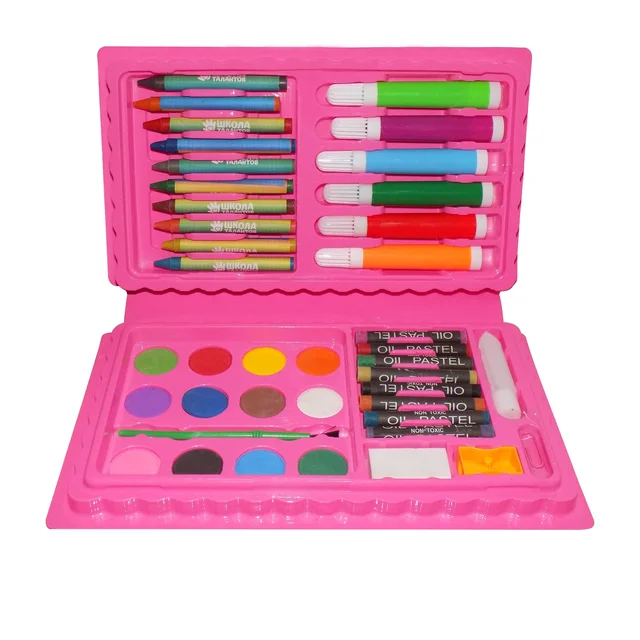 Kids Art Kit – 42 Pcs Drawing & Coloring Set | Colorful Creations