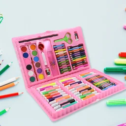 Kids Art Set – 86 Pcs Coloring & Drawing Kit | Craftily