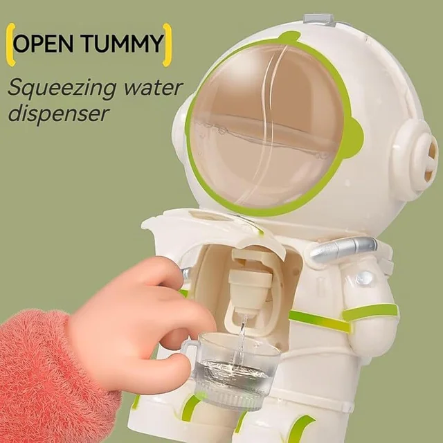 Kids Astronaut Water Bottle – Fun Sipper with Straw & Strap | MixologyPro