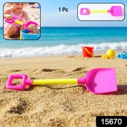 Kids Beach Sand Shovel – Lightweight Plastic Spade for Play