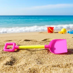 Kids Beach Sand Shovel – Lightweight Plastic Spade for Play