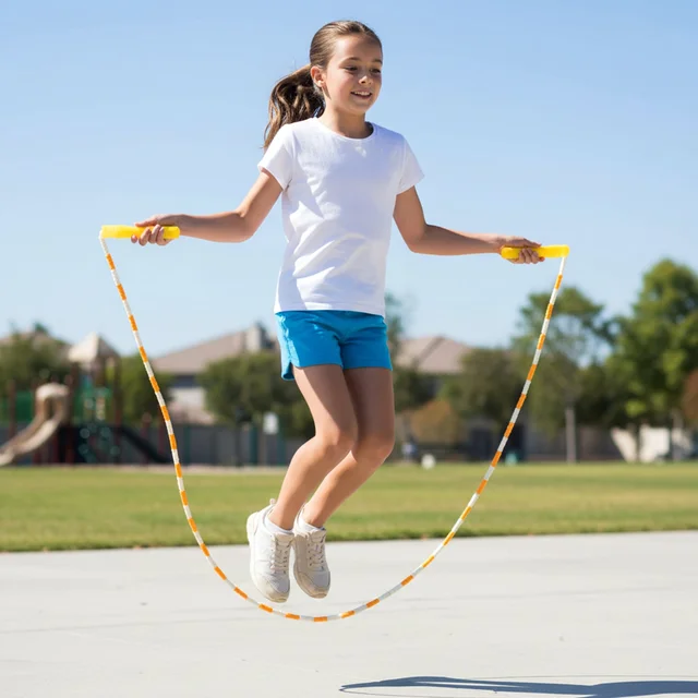 Kids Beaded Skipping Rope – Durable & Comfortable Grip