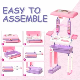 Kids Beauty Set Trolley – 25 Pcs Pretend Play | Aditi