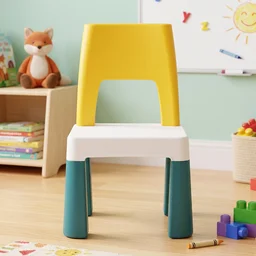 Kids Building Block Activity Table and Chair Set with Storage Bins, STUDY TABLE (2 Pc Set)