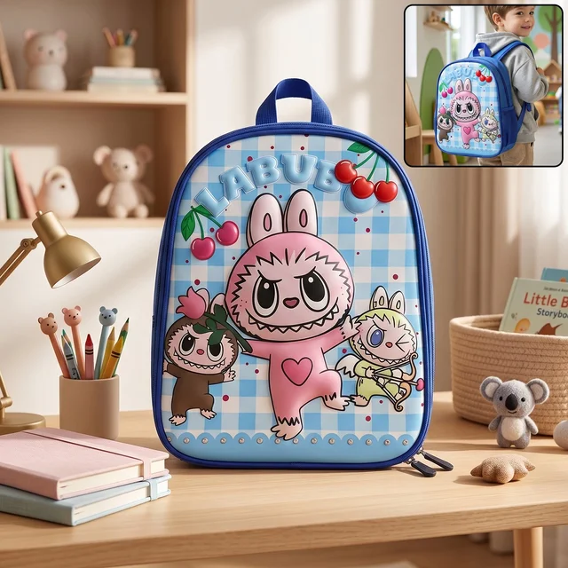 Kids Cartoon Backpack – Lightweight & Spacious for Small Kids