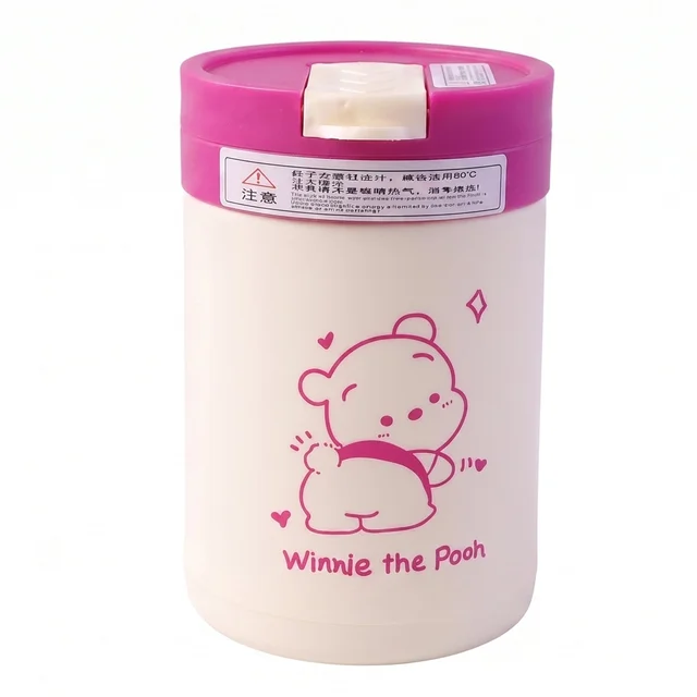 Kids Cartoon Glass Tumbler – Leakproof, Reusable & Portable 400ML