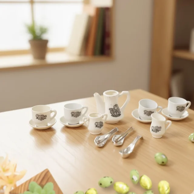 Kids' Coffee Tea Set – 14-Pc Pretend Play Kitchen | Tickles