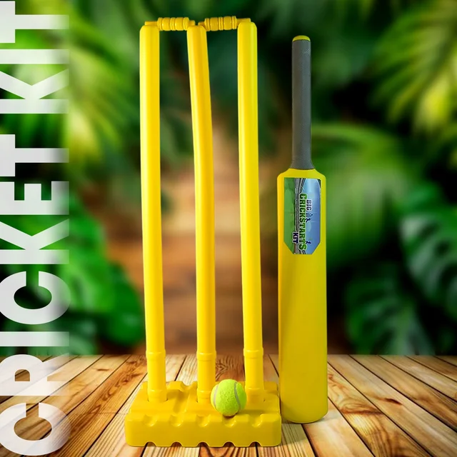 Kids Cricket Kit – Durable Plastic Set for Indoor & Outdoor Play | Aditi