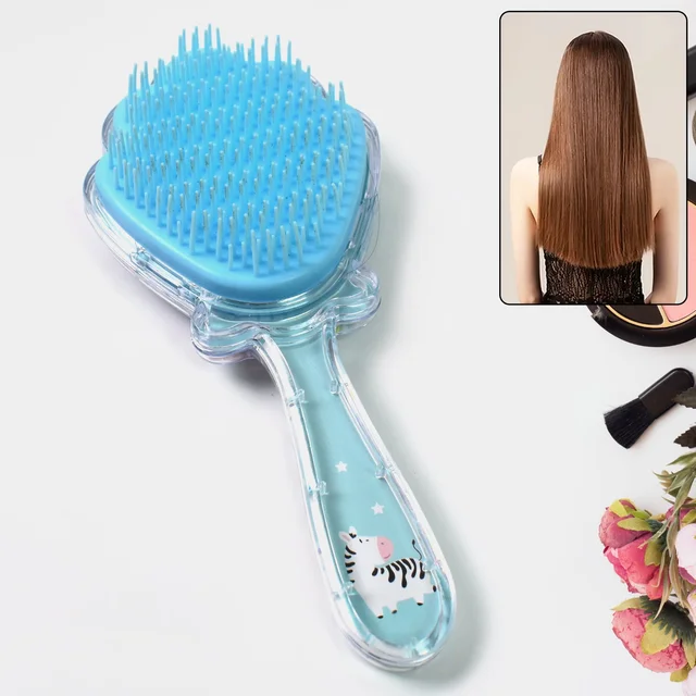 Kids' Detangling Hair Brush – Gentle & Massage | Mist & Relax