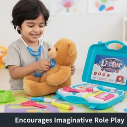 Kids Doctor Set – Educational Pretend Play Medical Kit | Dollura