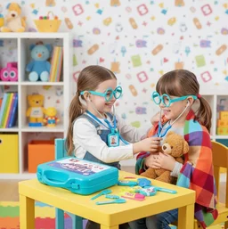 Kids Doctor Set – Educational Pretend Play Medical Kit | Dollura