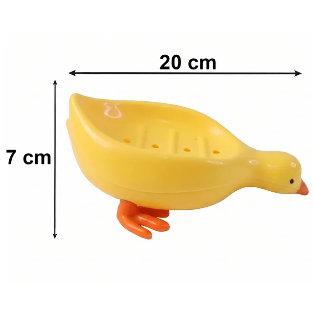 Kids Duck-Shaped Soap Holder – Fun & Waterproof Bathroom Accessory