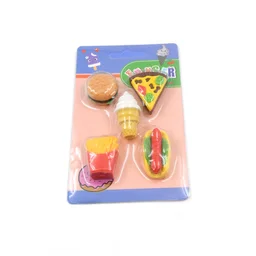 Kids Eraser Set – Fun 3D Food Novelty Erasers | Craftily