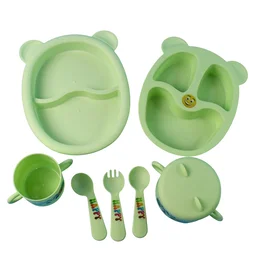 Kids Feeding Dinner Set – 8-Piece BPA-Free Toddler Meal Kit