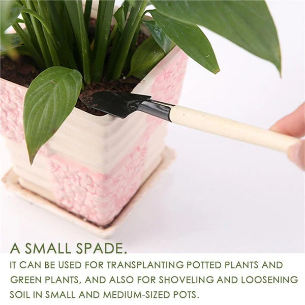 Kids Garden Tools Set – 3 Pcs Trowel, Shovel, Rake | Play & Move