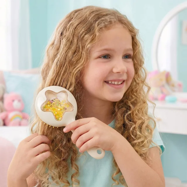 Kids Hair Comb – Soft Bristles with Cute Star Design for Gentle Detangling
