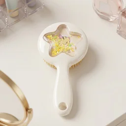 Kids Hair Comb – Soft Bristles with Cute Star Design for Gentle Detangling