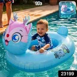 Kids Inflatable Cartoon Animal Swim Ring – Safe Water Support