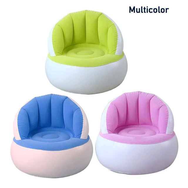 Kids Inflatable Sofa Chair – With Foot Pump & Backrest | Play & Move