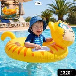 Kids Inflatable Tiger Swim Ring – Safe Water Play Float for Kids