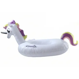 Kids Inflatable Unicorn Swim Ring – Durable Pool Float with Handles