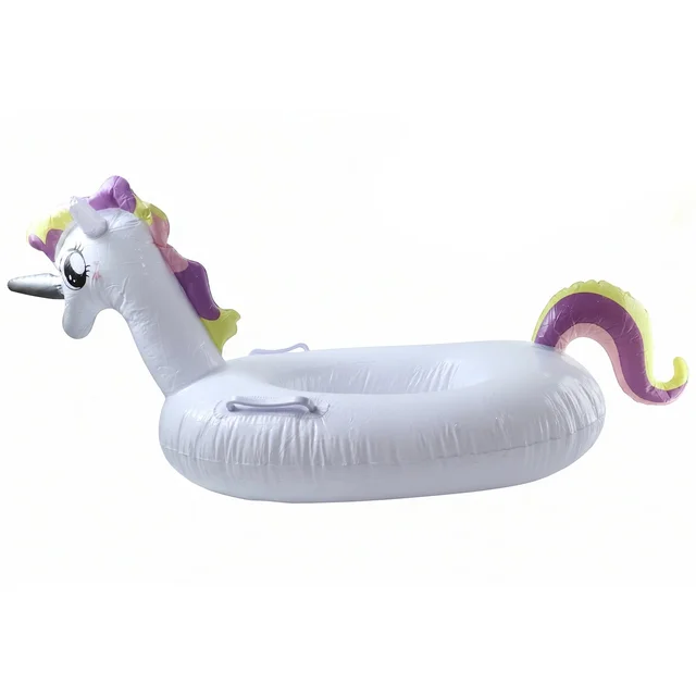 Kids Inflatable Unicorn Swim Ring – Durable Pool Float with Handles