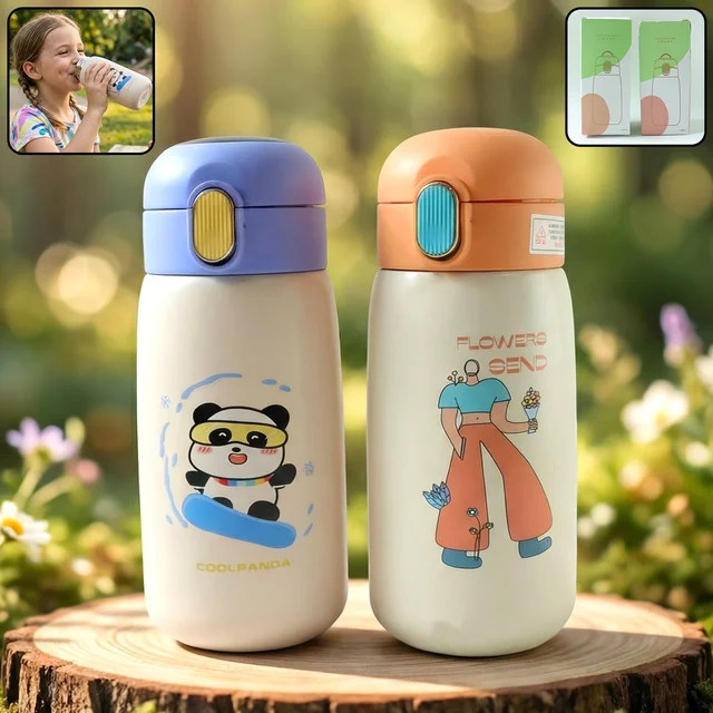 Kids Insulated Water Bottle – Leakproof & Easy to Carry