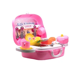 Kids Kitchen Play Set – 23-Piece Portable Pretend Play | Aditi