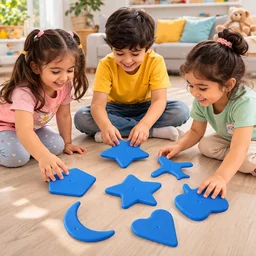 Kids Learning Shape Puzzle Toy – 6 Piece Educational Blocks for Toddlers
