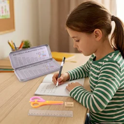 Kids Metal Pencil Box Set – Complete Stationery Organisation