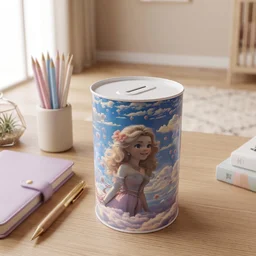 Kids Money Bank – Durable Princess Saving Box for Children