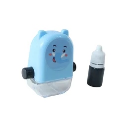 Kids Multiplication Practice Math Roller Stamp with Refillable Ink Bottle (1 Pc)