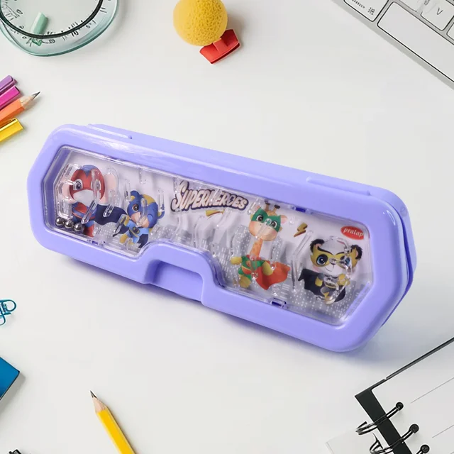 Kids Pencil Box with Maze Game – Fun & Functional School Storage