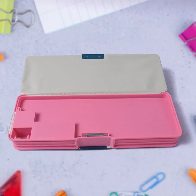 Kids Pencil Case – Dual Compartment Stationery Box | Deskrova