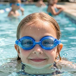 Kids Premium Swimming Goggles – Crystal Clear Lens & Secure Fit