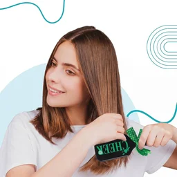 Kids Printed Hair Brush – Gentle Detangling for Soft Hair