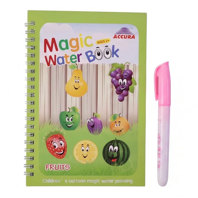 Kids Reusable Water Painting Book Set – Mess-Free Creative Fun