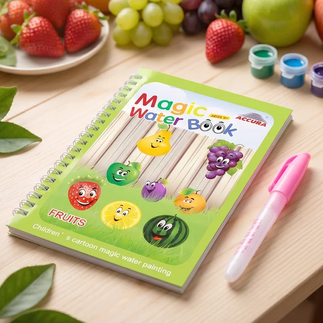 Kids Reusable Water Painting Book Set – Mess-Free Creative Fun