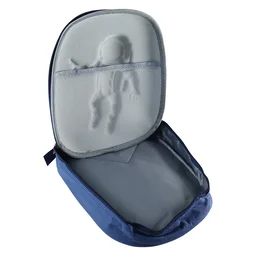 Kids School Backpack Sling Crossbody Bag Astronaut Print Hard Shell (1 Pc)