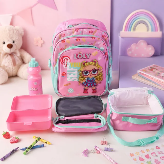 Kids School Bag Set – 5-in-1 Combo for School | Little Fashionistas