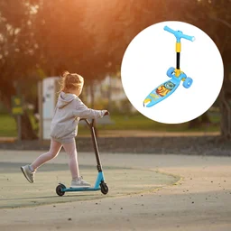 Kids Scooter – Foldable Steel Frame with Adjustable Height