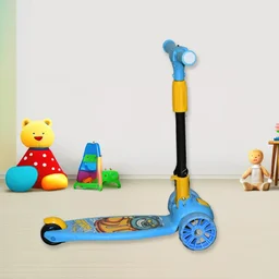 Kids Scooter – Foldable Steel Frame with Adjustable Height